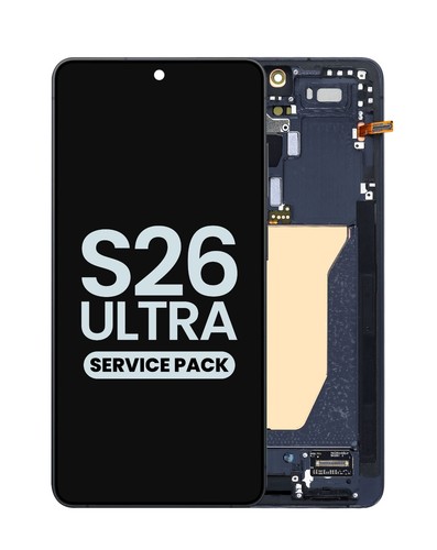 Genuine OEM OLED Samsung Galaxy S26 Ultra 5G Display Digitizer (Titanium Black)