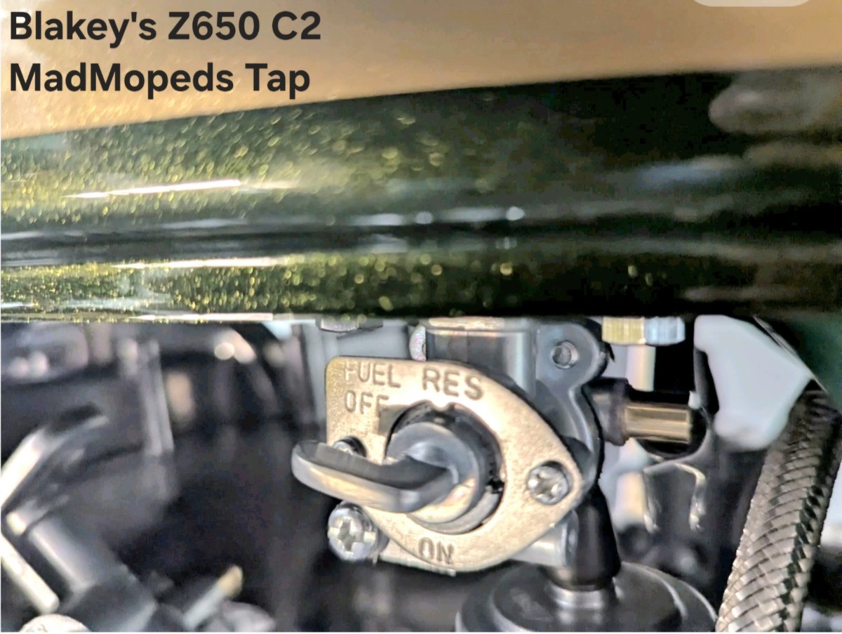 ビカクシダ P.moja woot no number Kawasaki Z650, Z750, KZ650, KZ750,ZR650 Fuel Petrol Tap Petcock