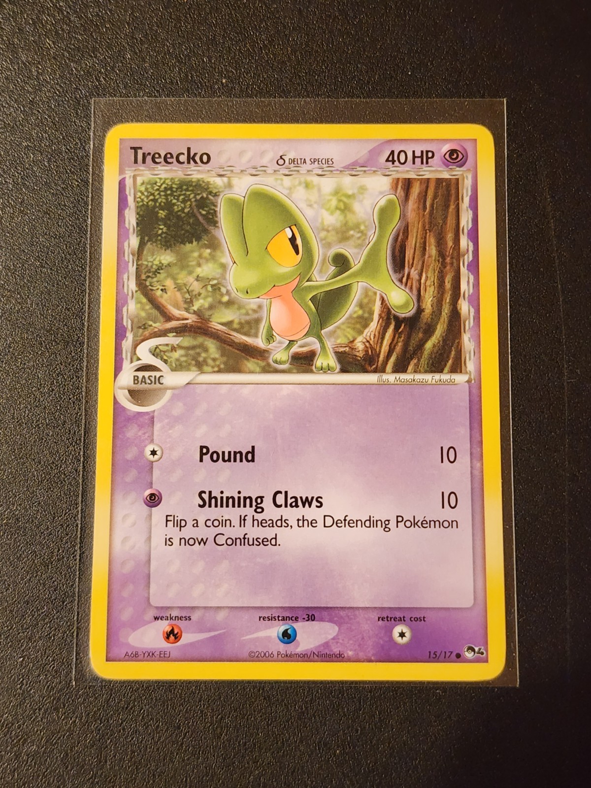 Pokemon Treecko Pop Series 4 Delta Species Card #15/17 2006 NM