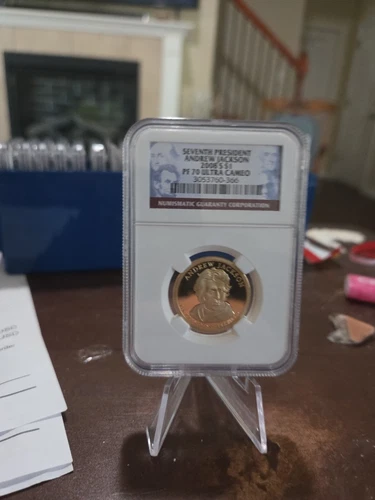 2008 S Andrew Jackson Presidential Dollar Proof PF70 UC NGC