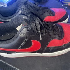 Black/Red Nike Court Vision - Used Size 10.5