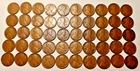 Roll (50) 1912-S Wheat Cents/Pennies:  Circulated Good to Fine Condition