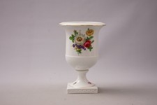 Fürstenberg Blumendekor Goldrand Pokalvase Vase