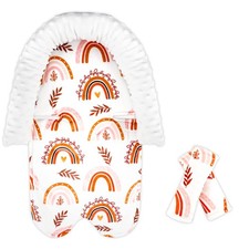 Infant Car Seat Head Support Rainbow Baby 5-12 Month Baby, Cheerful