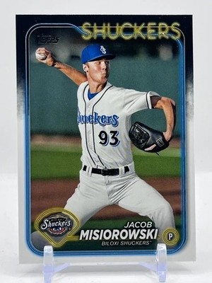 2024 Topps Pro Debut Jacob Misiorowski RC Shuckers #PD-171 Brewers!