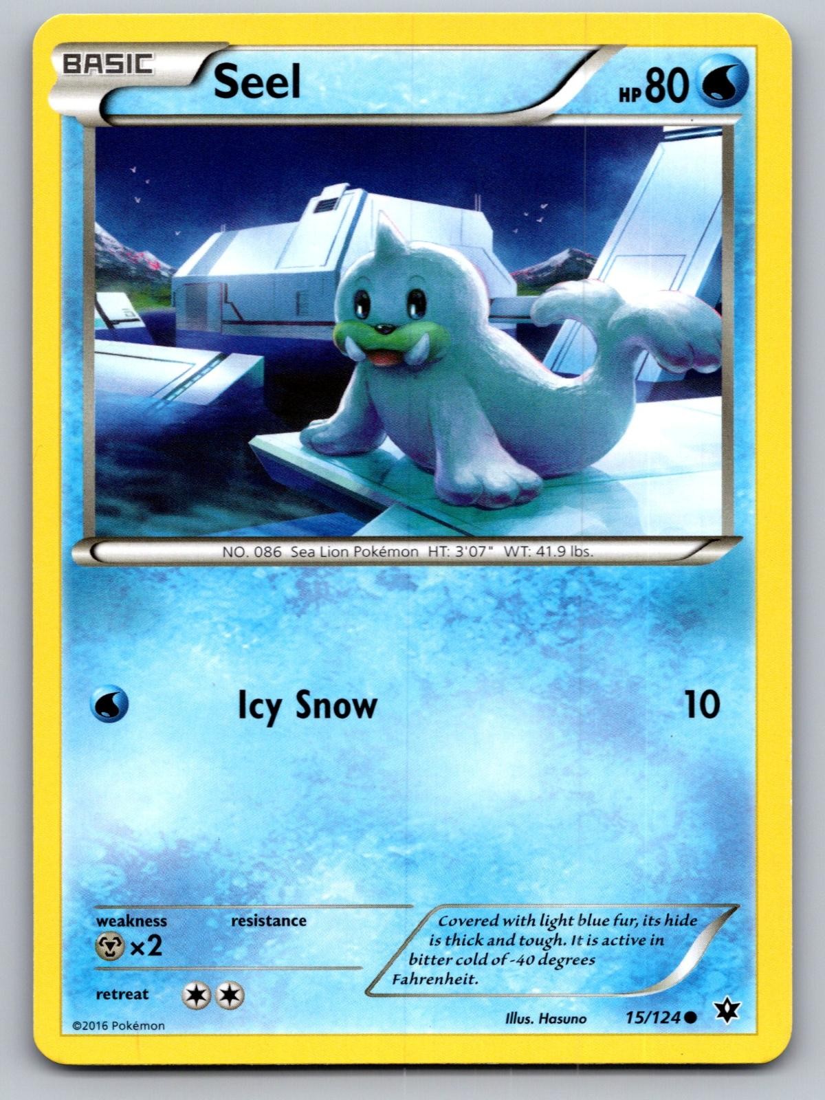 Seel 15/124 Common Fates Collide Pokemon Near Mint