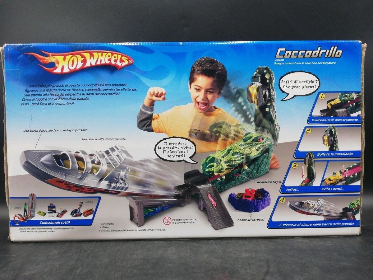 Hot Wheels Playset Pista Selvaggia Coccodrillo Mattel j6640 - Main Image