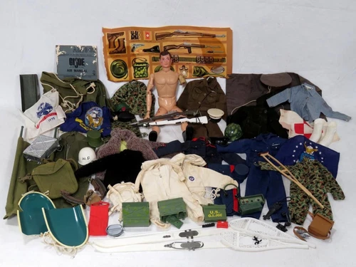 Lot of Vintage G.I. Joe Clothing & Accessories