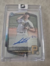 SETH HERNANDEZ 2025 Bowman Mega Box Chrome Mojo Refractor Autograph Pirates RC