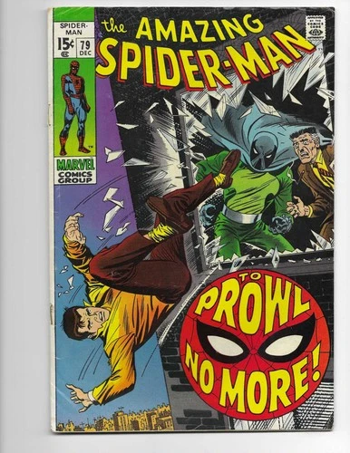 Amazing Spider-Man 79 1969 Marvel Comics VG 4.0 Gwen Stacy 2nd App Prowler