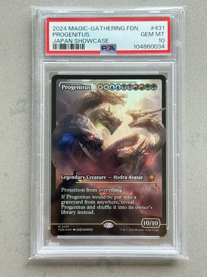 ~ PSA 10 ~ Progenitus #431 Japan Showcase Foil - Mythic - MTG - FDN Foundations - Image 4 of 4