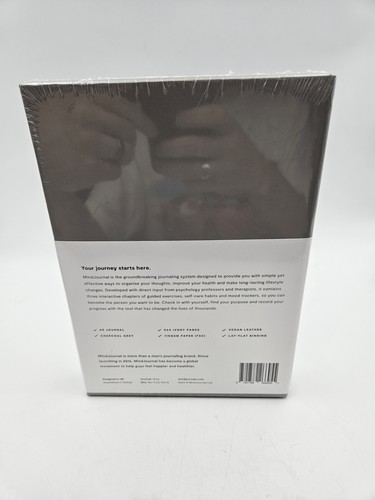 MindJournal Journaling System For Men Grey Brand New Sealed - Picture 3 of 3