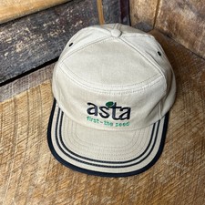 Vintage USA MADE Asta Farm Seed AG Hat Snapback