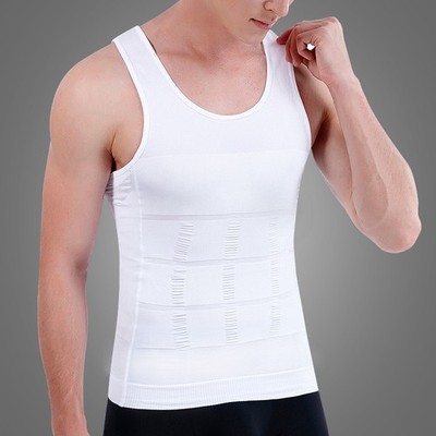 Abnehmen Körper Tank Top Shaper Bauch Brust Kompression Weste Gürtel T-Shirt
