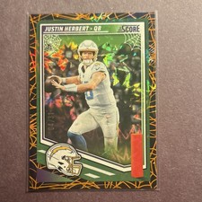 2025 Panini Score-a-Treat Justin Herbert /31 Los Angeles Chargers Webs #220  
