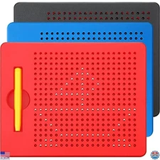 Yexiya 3-Pack Magnetic Drawing Boards for Kids - Colorful Travel Sketch Kit