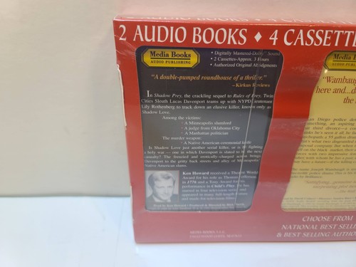 Audio Books Cassette Lot of 4 by John Sandford and Joseph Wambaugh, New - Bild 8 von 13
