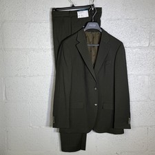 Nautica Men's Modern-Fit Stretch Fall Suit Olive Green 38R 32W 395