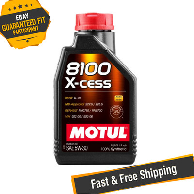 Motul 108946 8100 X-Cess SAE 5W-30 Full Synthetic Motor Oil