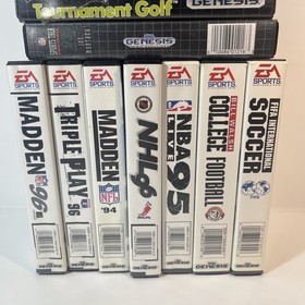 Lot Of 11 Sega Genesis Sports Games - Tested & Working