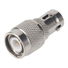 Coaxial RF Adapter with TNC Male and BNC Female Ports 29.4x13.5mm Size