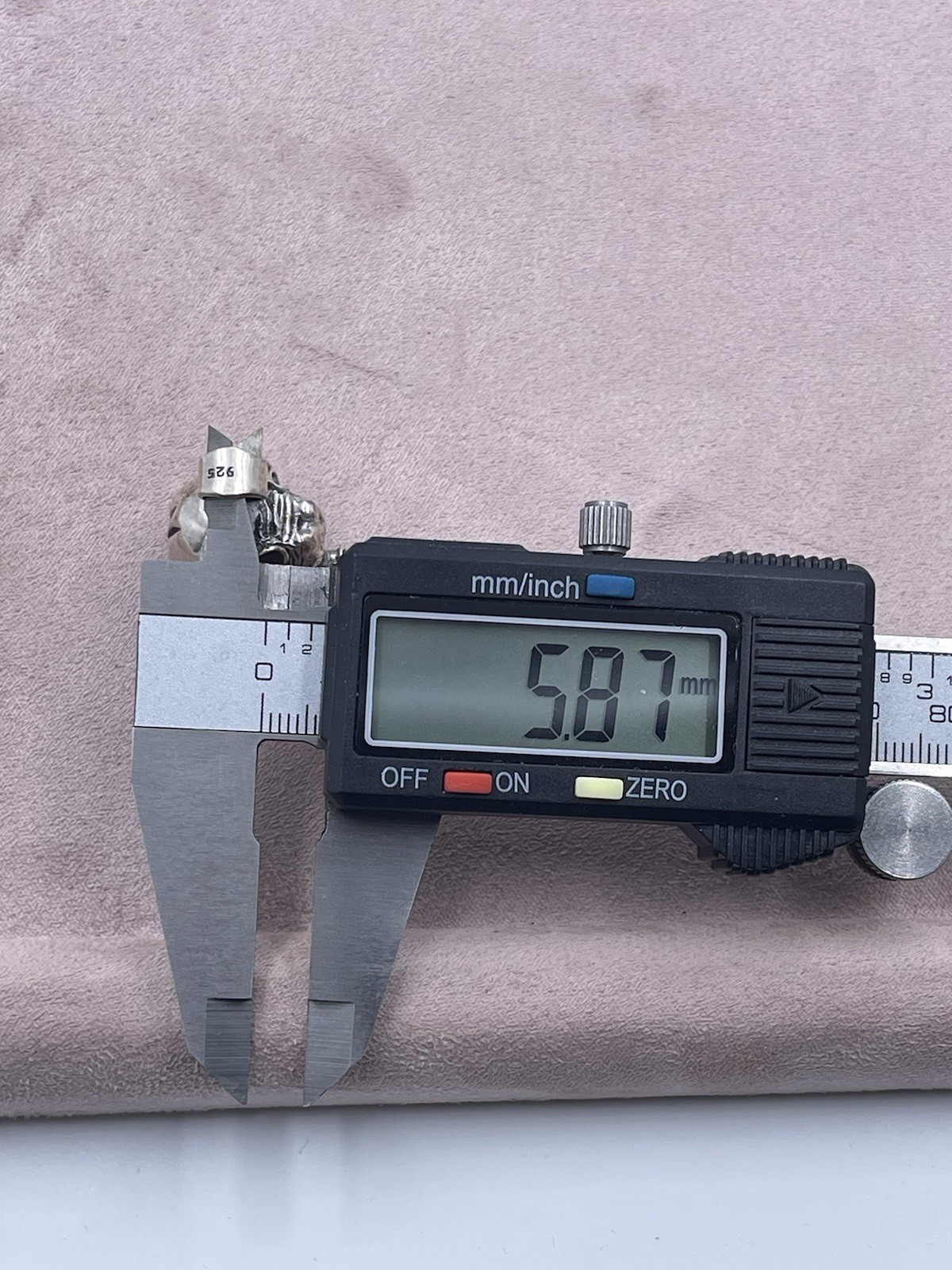 Vintage Authentic Solid elephant 925 Sterling Sil… - image 7