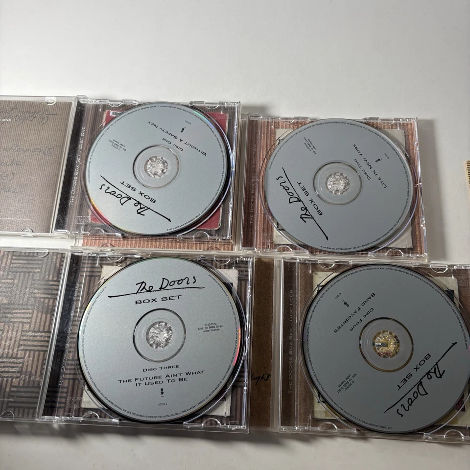 The Doors Box Set CD 1997 4-Disc 1 2 3 4 Vintage Elektra Compilation Rarities - Image 2 of 4