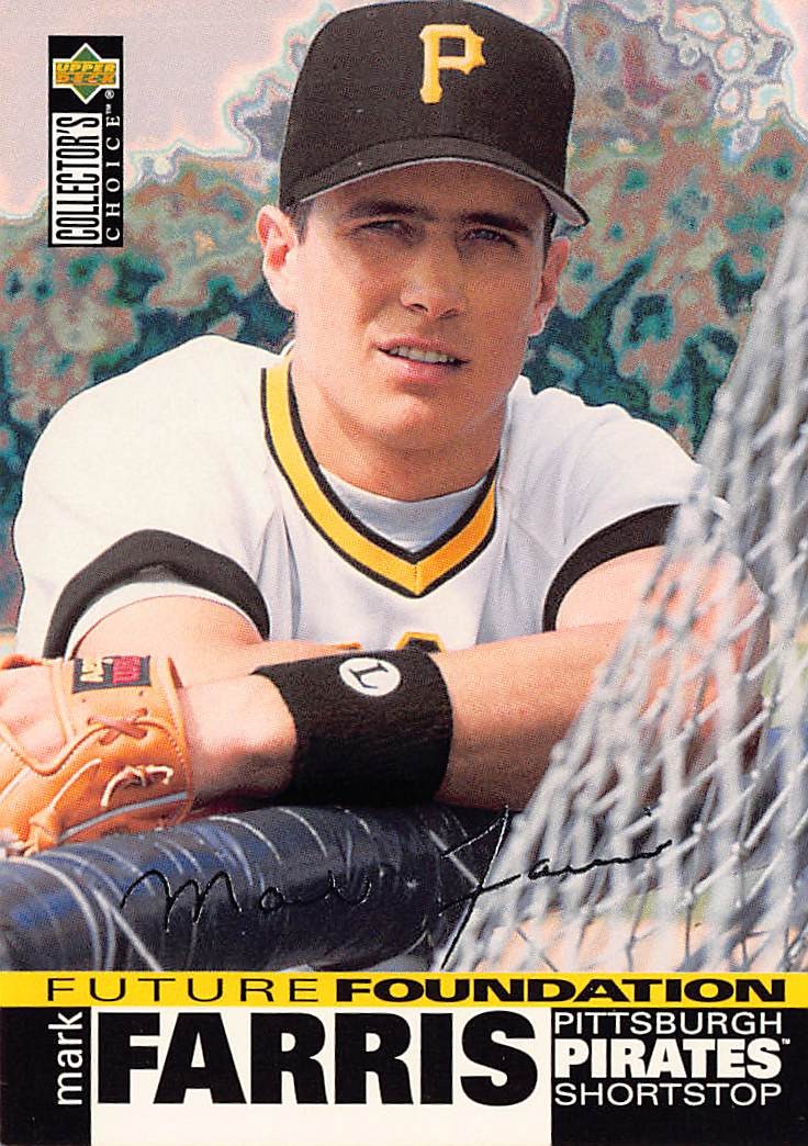 1995 Collector's Choice #41 Mark Farris Silver Signature