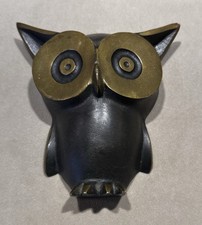 Mid Century Eule Bronze, Herta Baller Wien Austria