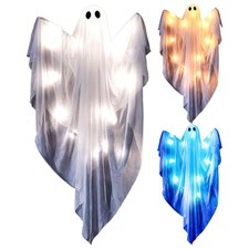 Halloween Ghost Dimmable Light up Ghost Decorations Indoor Statue