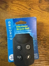 Electronic Bicycle Bell, with Four Unique Horn Types, Black,Road Bikes,New