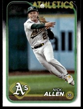 Nick Allen 2024 Topps #599 Oakland Athletics 26941 Baseball Card