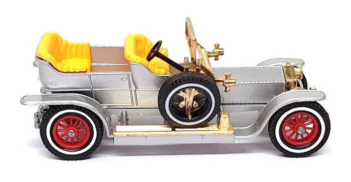 Matchbox Appx 9cm Long Diecast Y-10 - 1906 Rolls Royce Silver Ghost - Silver - Image 3 of 4