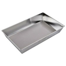 Textured Baking Tray Tin Mould with Texture Bottom Large Tray Bake 39x23.5x7cm