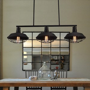 pool table retro hanging lamp 3 head pendant lighting fixture for