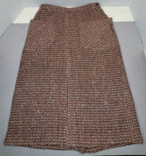 Vtg Retay Pencil Skirt Buttons Size 14 Fall Color