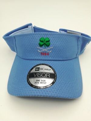 Ladies Blue Visor (Golf Tennis) Shamrock Hat New ERA [Morris County Golf Club]
