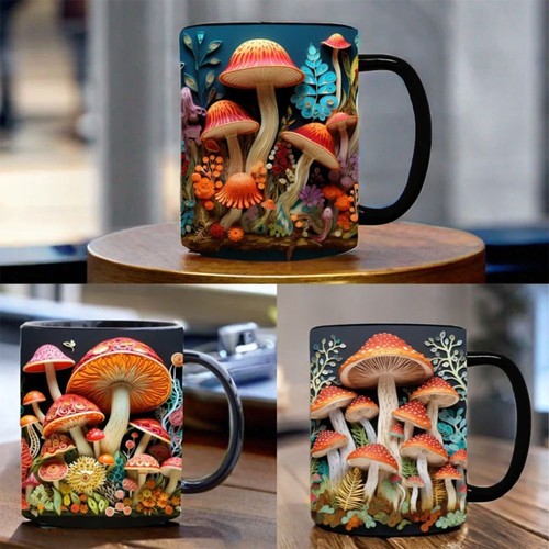 with Magic Mushrooms Magic Mushrooms Mug Creative Mushrooms Space Design Mugs