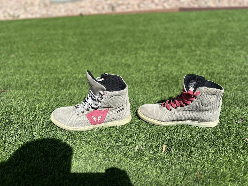 Dainese Street Biker Lady Air Low Cut Leather Motorcycle Boots Size US 5.5/EU 37 Foto 4 de 4