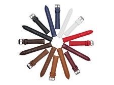 Ladies Men's Women's Genuine Leather Padded Watch Strap 9 Colours