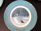 Collector's Avon Plate Bringing Home the Tree 197