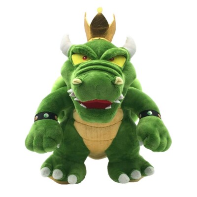 New Super Mario Bro. King Green Koopa Bowser 12'' Plush Toy Doll Stuffed Animal