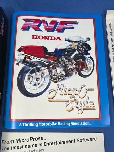RVF Honda ~ Atari ST ~ von MicroPlay ~ komplett mit Handbüchern & Einsätzen ~ schön ~ - Bild 10 von 15