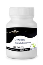 L-Taurine 1000mg 30/60/90/120/180/250 Veg Tablets