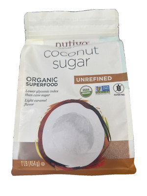 Nutiva Coconut Sugar Organic Unrefined  7/2026