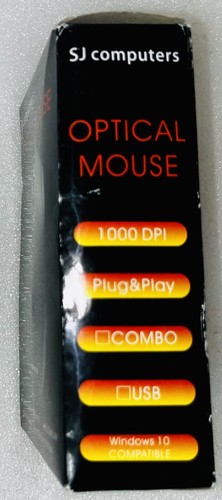 ***NEW*** SJ Computers Optical Mouse USB - Picture 2 of 7