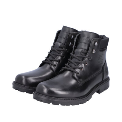 Rieker Stiefel Stiefeletten Boots Schnürstiefel Schuhe schwarz