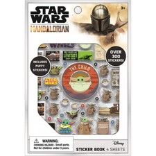 Baby Yoda Star Wars The Mandalorian Sticker Book Pack - Over 300 Stickers