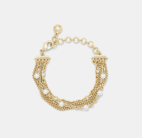 Mimco NEW Enliven Chain Bracelet Gold πππ RRP $79.95 - Picture 3 of 8