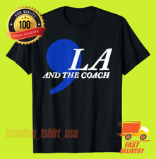 Harris Walz 2024 Comma La and The Coach T-Shirt FASTSHIP